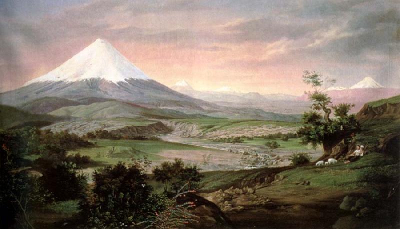 Aragon jose Rafael the coto paxi,ecuador oil painting image